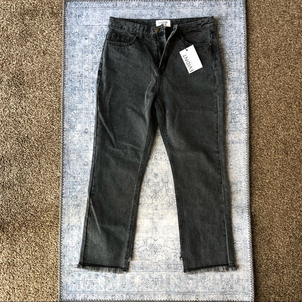 Black washed jeans
